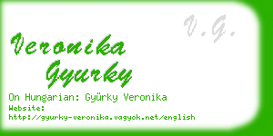 veronika gyurky business card